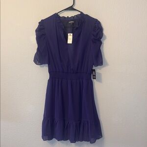 Express Deep Purple Mini Dress